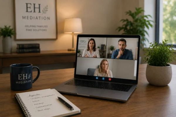 child access mediation Waterlooville online meeting.